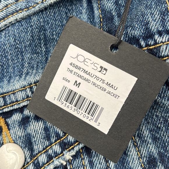 NEW Joes Jeans M Women's 100% Cotton Standard Trucker Denim Jacket Maurine FLAW - Picture 6 of 15